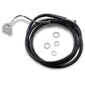 Drag Specialties 1741-3999 Extended Length Black Vinyl Brake Line Kit +10"