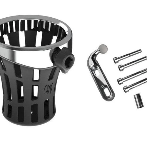 Ciro 55810 Chrome Gen 2 "Big Ass" Drink Holder with Perch Mount