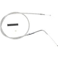 Drag Specialties 0651-0110 Stainless Braided Idle Cable 42"