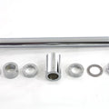 V-Twin 44-0893 Chrome Rear Axle Kit for 08-17 Flst