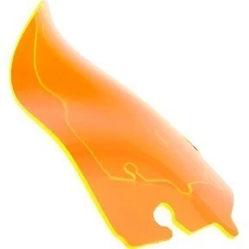 Klock Werks KWW-01-0643 Orange 6.5" Ice Kolor Flare Windshield for 14-25 Batwing