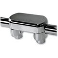 LA Choppers Chrome 1-1/2" Tall Hefty Riser & Top Clamp Kit for 1-1/4" Handlebars
