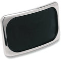 Drag Specialties 7807-0114 Chrome Small Radius 3-Bolt Style License Plate Mount