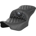 Saddlemen 0801-1784 Roadsofa Silver Lattice Stitch Seat Harley Flhx Fltr '23-'24
