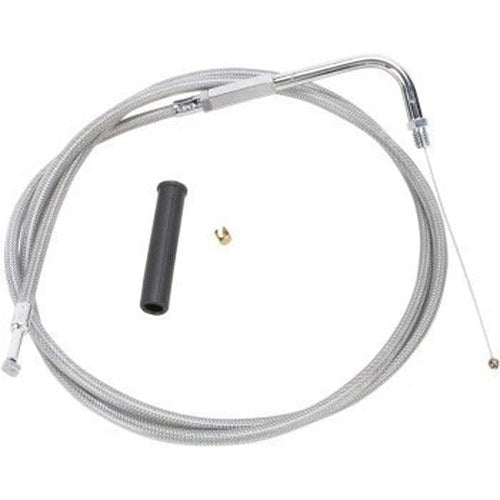 Drag Specialties 0651-0699 Stainless Braided Throttle Cable 50" - Braided