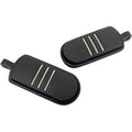 Rivco MV137MB Matte Black Custom Accent Footpegs for Harley Male Mount