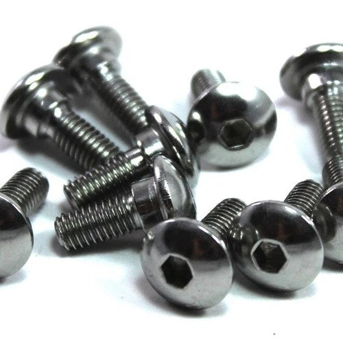 Stainless Fairing Bolts m6 x 16mm + 4mm Shoulder Shank Honda Cbr Nsr Vfr x10 Qty