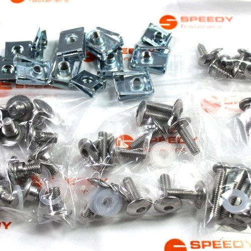 Complete Stainless Steel Sceen Fairing Bolts Clips for Honda CBR600F CBR600 F2