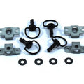 4x Dzus Fasteners Black D Anello Dzus Fastener Quarter Turn Motorcycle Fairing