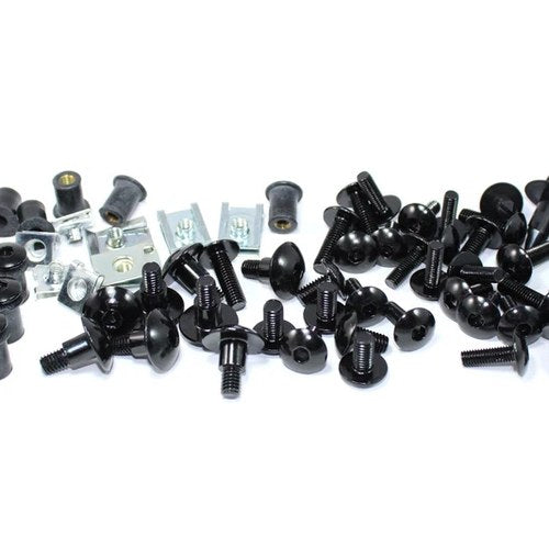Triumph Daytona 675 675R Black Aluminium Fairing & Screen Bolts Kit 2006-2012