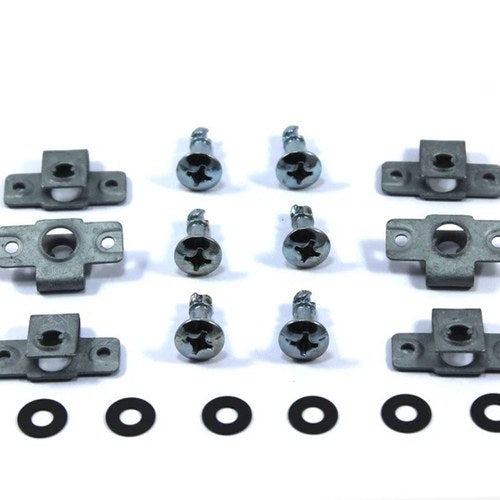 Dzus Fasteners Silver Posi Head Fastener Motorcycle Fairings Fairing 17mm x6 Kit