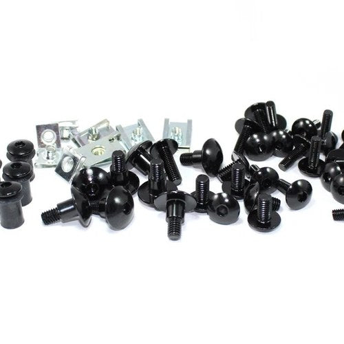 Black Aluminium Fairing & Screen Bolt Kit for Suzuki Gsx 1300R Hayabusa 1999-07
