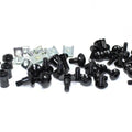 Black Aluminium Fairing & Screen Bolt Kit for Suzuki Gsx 1300R Hayabusa 1999-07
