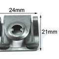 6x Genuine Dzus Yamaha R1 2002+ Fairing Fastener Clips Plate 4XV-2177L-00-00