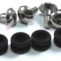 4x m6 Stainless Lower Rear Fairing Shoulder Bolts & Grommets Suzuki GSX-R1000