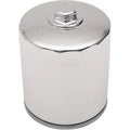 Drag Specialties 0712-0008 Chrome Magnetic Oil Filter w/ Nut for M8 & Twin Cam