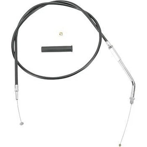 Drag Specialties 0650-0344 Black Vinyl Throttle Cable