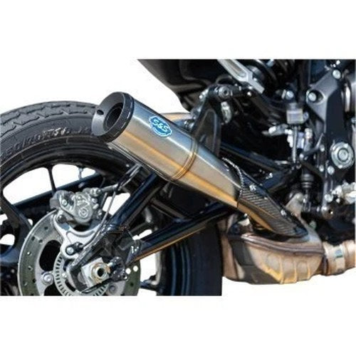 S&S Stainless Steel Grand National Slip-On Muffler for 19-22 Indian FTR1200