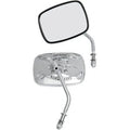 Drag Specialties 0640-0475 Chrome Live to Ride Mirrors for Harley 65-25