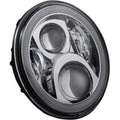 Custom Dynamics CD-7-14-C Chrome 7" Halo Headlamp for 14-21 Touring & 00-17 Flst