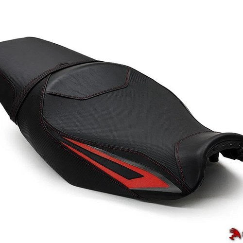 Kawasaki ZX14R Seat Cover 2012-2022 2023 2024 2025 2026 Luimoto Red Black Front
