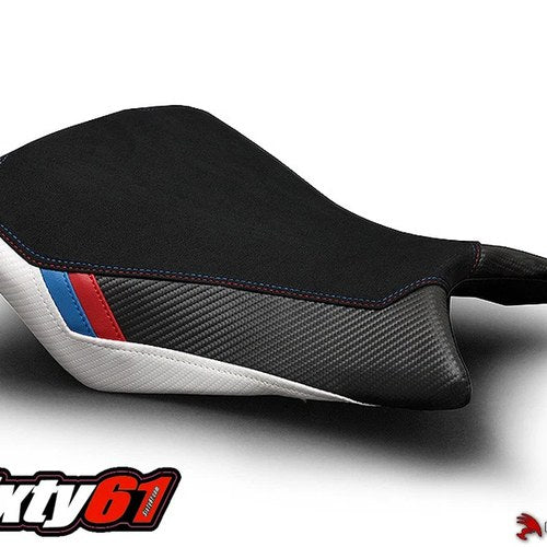 BMW S1000R Seat Cover 2016 Black Red Blue White Front Passenger Luimoto