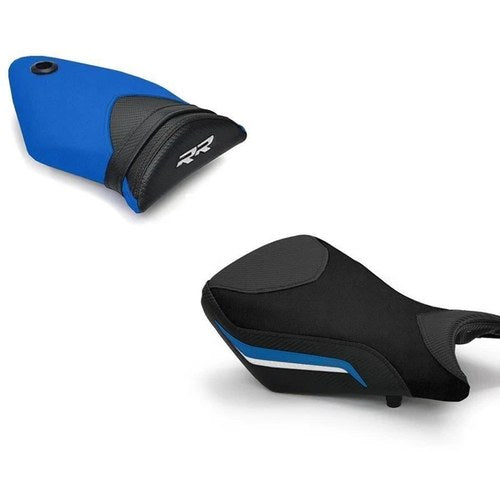 BMW S1000RR Seat Covers 2012 2013 2014 Technik Black Blue Front Rear Luimoto