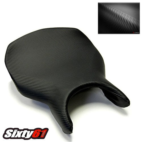 Ducati 999 Seat Cover 2003 2004 2005 2006 Black Carbon Fiber Look Luimoto