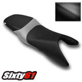 Honda Cbr 600 f4i Seat Cover 2004 2005 2006 Black Carbon Gray Rider Luimoto