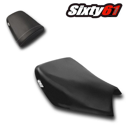 Honda Cbr 1000RR Seat Cover 2004-2006 2007 Black Carbon Look Front Rear Luimoto