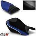 BMW S1000RR Seat Covers 2012 2013 2014 HP4 Black Blue Front Rear Luimoto