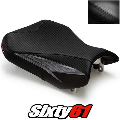 Suzuki Gsxr 600 Seat Cover 2011-2024 2025 2026 Luimoto Sport Gunmetal Gray Black