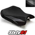 Suzuki Gsxr 600 Seat Cover 2011-2024 2025 2026 Luimoto Sport Gunmetal Gray Black