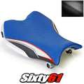 Gsxr 1000 Seat Cover 2009-2014 2015 2016 Suzuki Blue Red Black Silver Luimoto