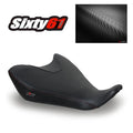 FZ-07 Seat Cover 2014 2015 2016 2017 Yamaha FZ07 Black Red Stitch Front Luimoto