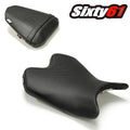 Yamaha R6 Seat Covers 2008-2014 2015 2016 Black Carbon Look Front Rear Luimoto