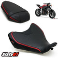 FZ07 Seat Cover 2014 2015 2016 2017 Yamaha FZ-07 Black Red Front Rear Luimoto
