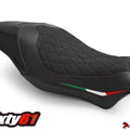 Seat Cover for Ducati Monster 821 1200, 2017-2019 2020 2021 Black Luimoto Rider