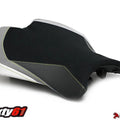 Yamaha R6 Seat Cover 2017-2023 2024 2025 Luimoto Black Silver Green Stitch Rider