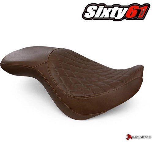 Triumph America Seat Cover 2011-2017 Luimoto Dark Brown Vintage Diamond Rider