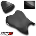 Yamaha R6 Seat Covers 2006 2007 Black Carbon Fiber Luimoto Front Rear