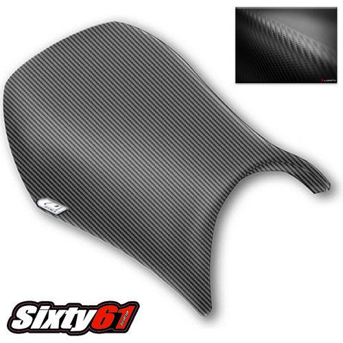Kawasaki ZX6R Seat Cover 2005 2006 Luimoto Black Front Ninja 05 06