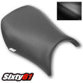 Kawasaki ZX6R Seat Cover 2005 2006 Luimoto Black Front Ninja 05 06