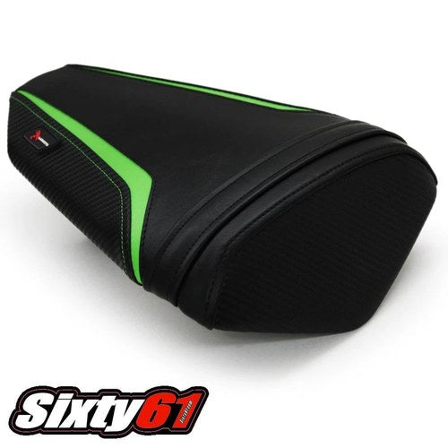 Kawasaki ZX6R Seat Cover 2013-2015 2016 2017 2018 Sport Luimoto Rear Black Green