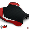 Yamaha R1 Seat Covers 2015-2024 2025 2026 Black Red White Luimoto Front Suede