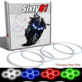 Yamaha R1 2004 2005 2006 Plasma Halo Quad Angel Eye Blue White Red or Green