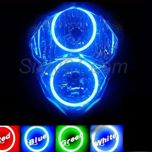 Yamaha R1 2009-2018 Headlight Halo Angel Eye LED Plasma Cob Dual Lights Rings