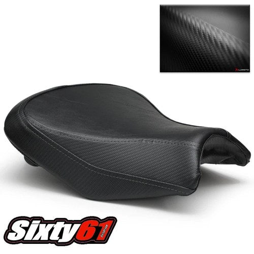 Kawasaki Ninja 650 Z650 Seat Cover 2017-2023 2024 2025 2026 Luimoto Front Black