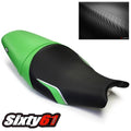 Kawasaki ER6F ER6N Ninja 650R 2005-2008 Seat Cover Luimoto Green Black