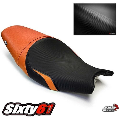 Kawasaki ER6F ER6N Ninja 650R 2005-2007 2008 Seat Cover Luimoto Orange Black